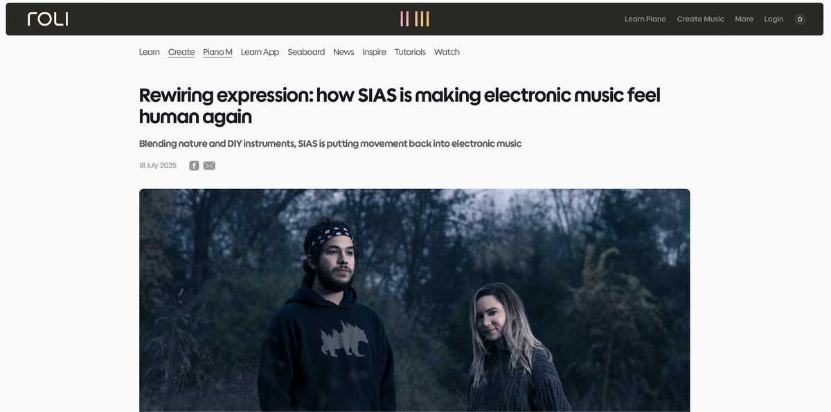 SIAS x ROLI: A Collaboration Rooted in Movement, Sound, and Innovation