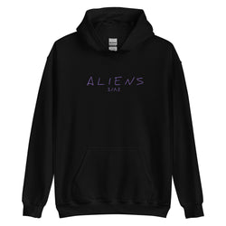 "ALIENS" Embroidered Hoodie
